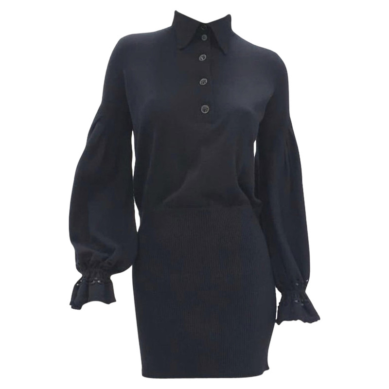 Chanel Dress Cashmere in Black - Second ...